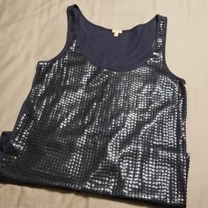 JCrew Sequin tank